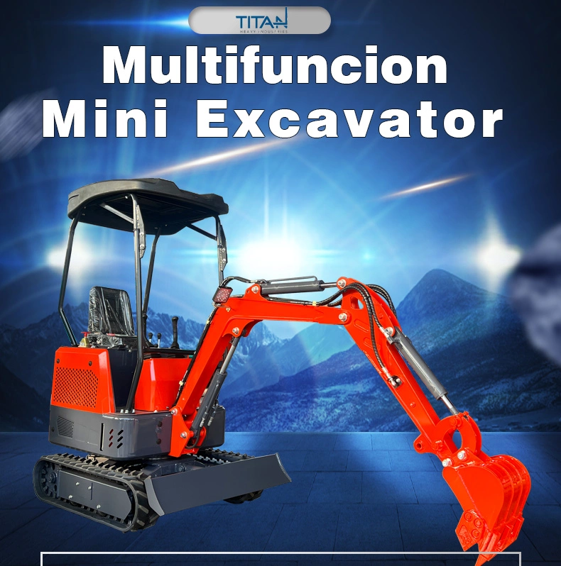 Cheap Price 950kg Mining Excavator TITAN China digger hydraulic Mini-Excavator excavators TL10E