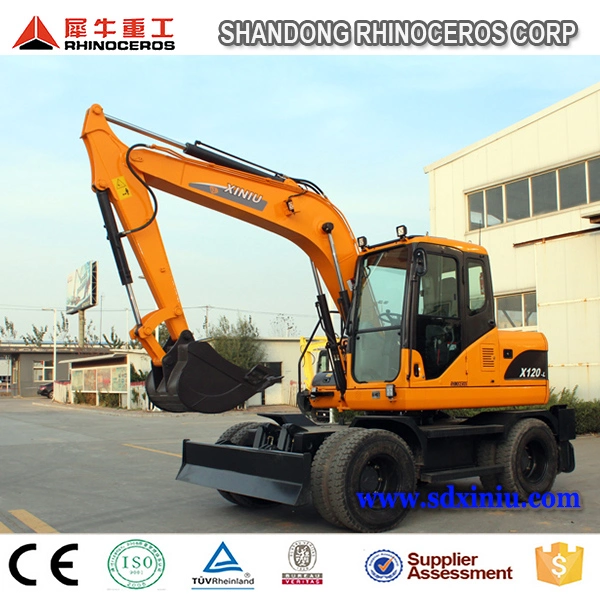 Rhinoceros Big Wheel Excavator X120-L Factory Manufacturer China Good Supplier