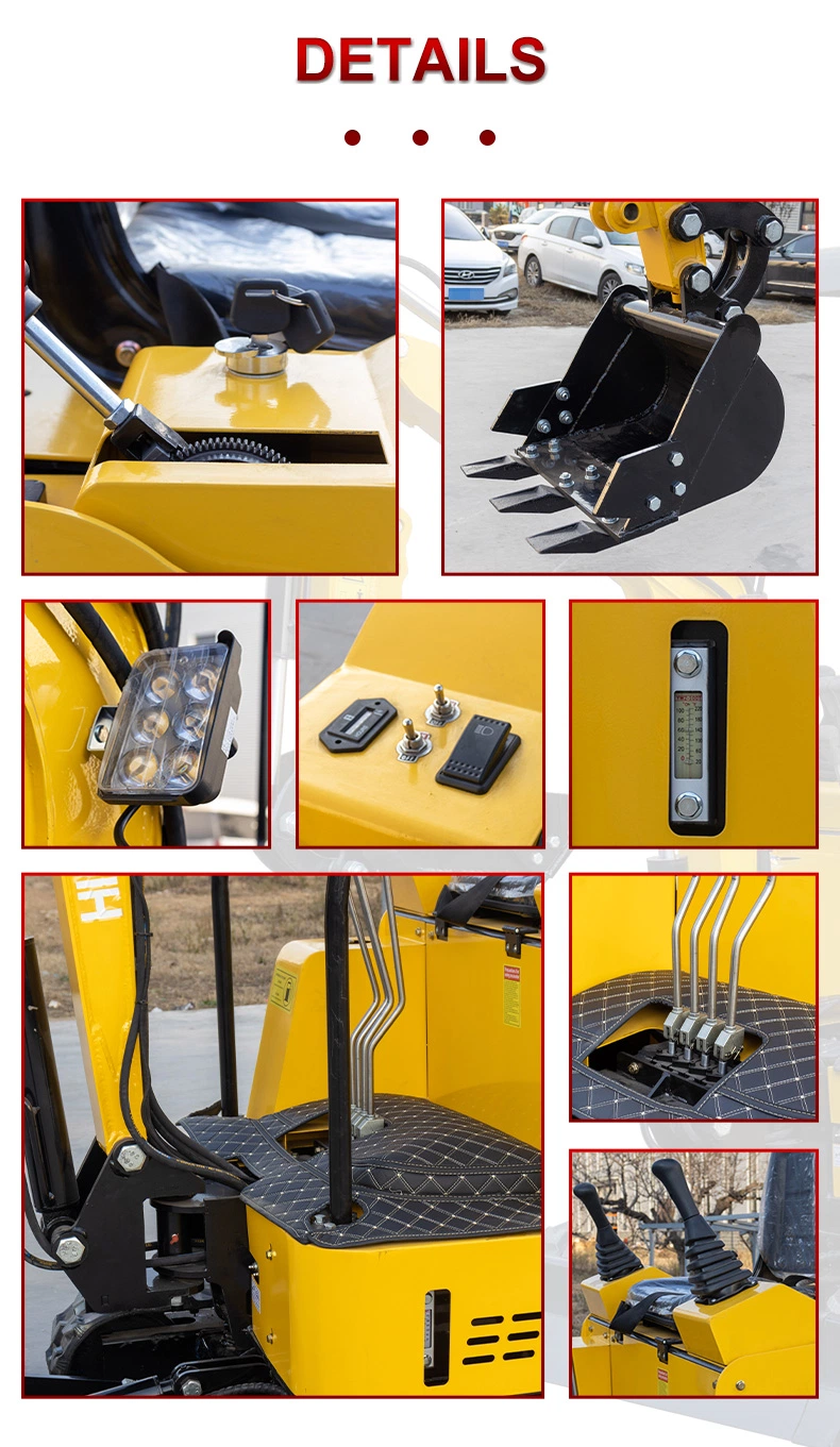 2022 New Hot Sale Mini Crawler Hydraulic Small Excavator Digging Machine