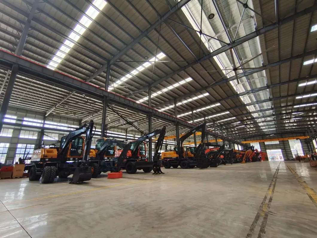 Jinggong Excavator Handler Materials-Handling Wheel Loaders Waste Handlers for Waste Industry