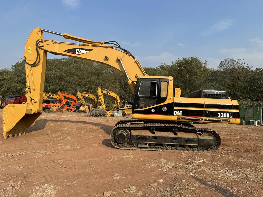 Good Used Caterpillar Big Size 330bl Excavator with Hydraulic Hammer Breaker