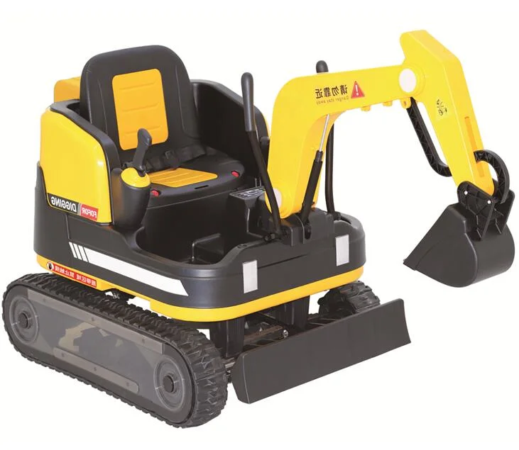 Electric Construction Vehicle Kids Toy Battery Operated Ride on Car All in One Crawler Excavator Digger and Bulldozer