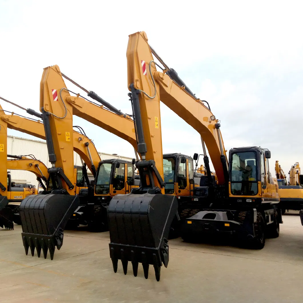 Top 10 Brand Xe210wb 0.86m3 Bucket 21 Ton Hydraulic Wheel Excavator in Dubai