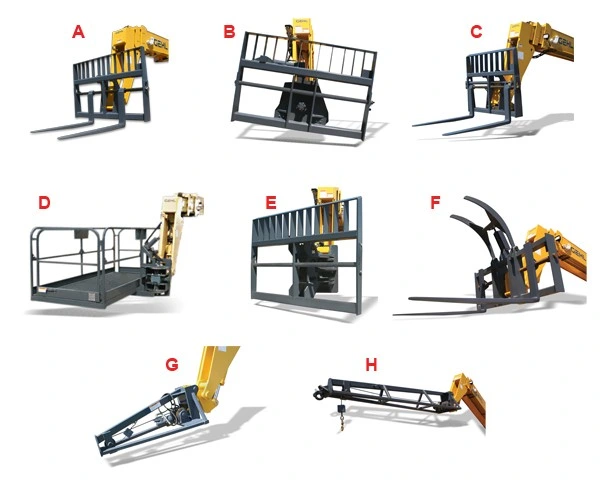 Brand New Telescopic Boom Lifting Machine 7m Material Handler Forklift for Sale