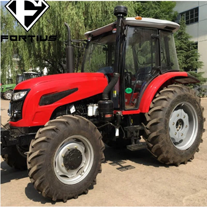 Good Quality Construction Machinery100HP 120HP Farming Four Wheel Drive Multi Functional Agriculture Tractor Garden Tractor with Front Loader