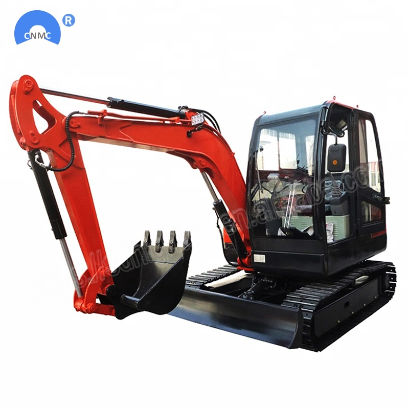 3.5 Ton 3 Ton Hydraulic Long Boom Mini Crawler Wheel Second Hand Household Farm Construction Greenhouse Towable Small Size Garden Micro Electric Excavator