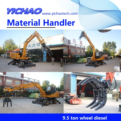 Hybrid Grabbing Materials Handler with Diesel&AC Dual Power