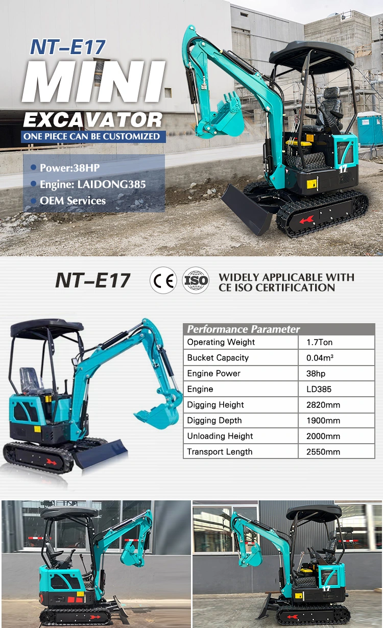 Cheap Price Small Excavator New Diesel Engine Excavator Mini Excavator 2.5t Form China