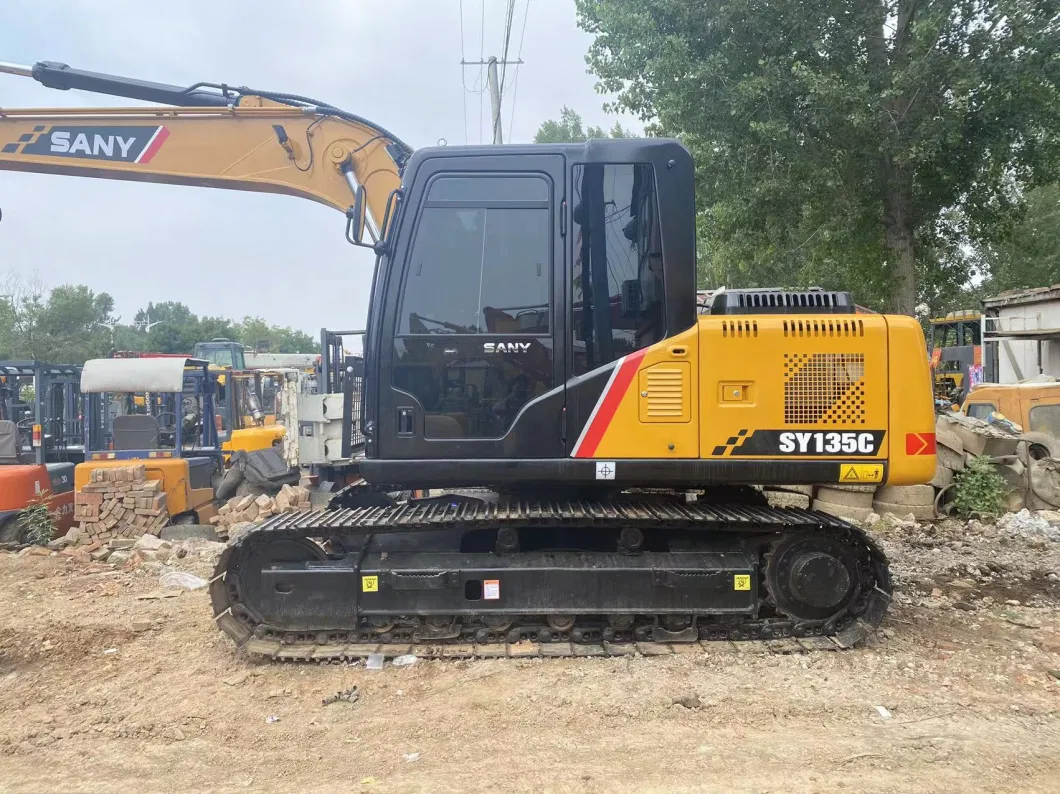 Secondhand Machine Used Sany Sy135 Hydraulic Excavator 13 Ton Machine