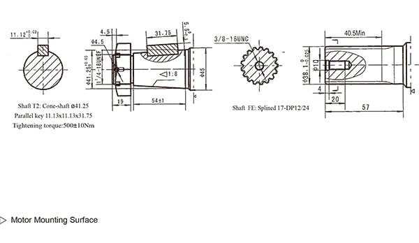 Mt200slu Hydraulic Pto Drive Motor Hydraulic Output Motor Omt Motor Pdf