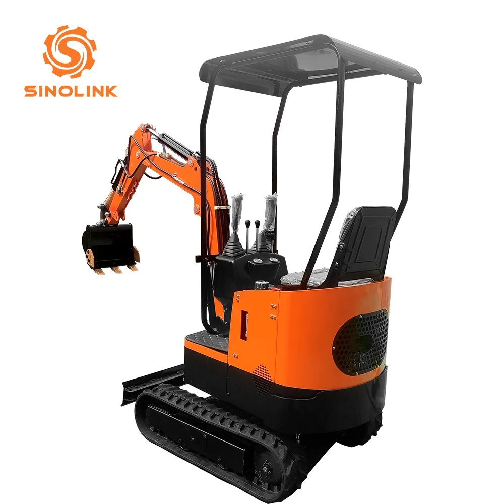 Popular Small Mini Tracked Excavator Easy Operation 1t Home Use for Garden and Farm Forestry and Agricultural Machinery Lk12