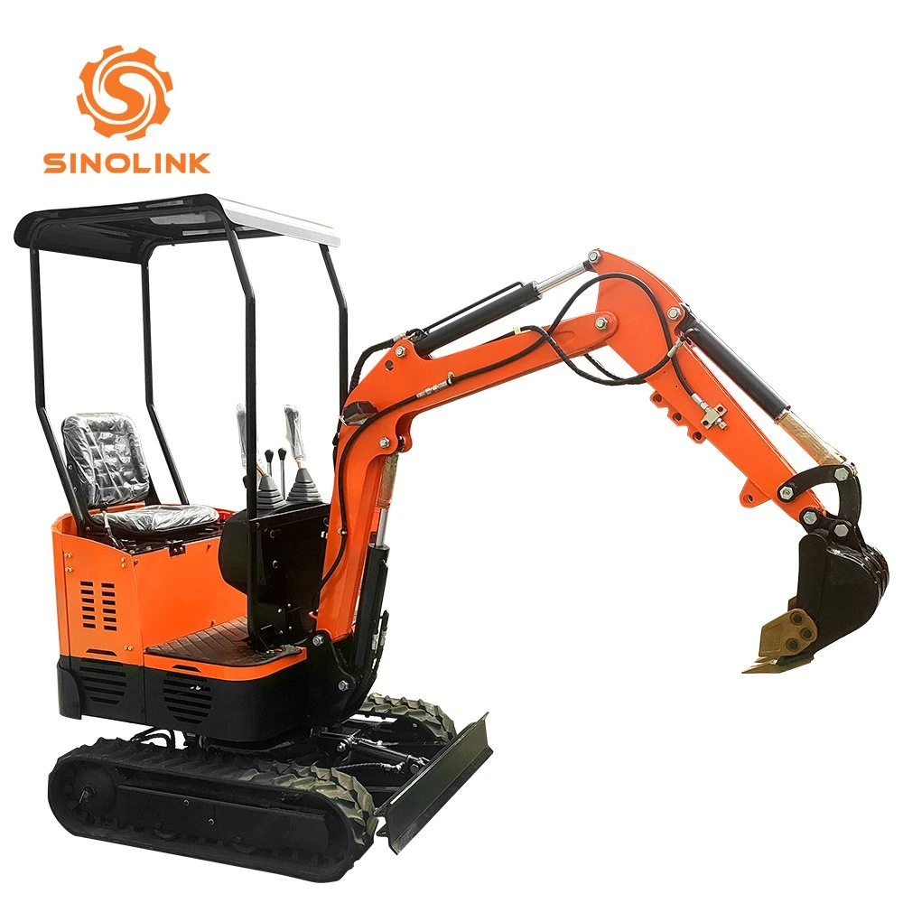 Popular Small Mini Tracked Excavator Easy Operation 1t Home Use for Garden and Farm Forestry and Agricultural Machinery Lk12