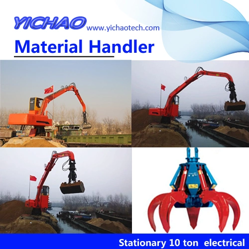 Hybrid Grabbing Materials Handler with Diesel&AC Dual Power