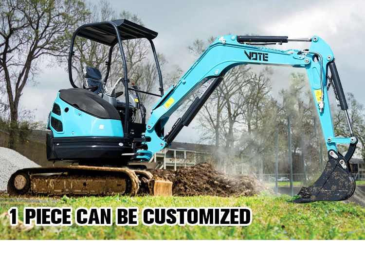 2 Ton 3 Ton Mini Crawler Hydraulic Excavator Diesel Excavator for Sale Construction Machinery Farm Excavator Fro Sale Excavator Engineering Machinery 30%off