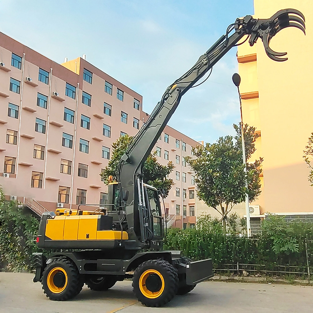 Highrich Brand Earth Moving Machinery Various Models Hydraulic Wheeled Excavator