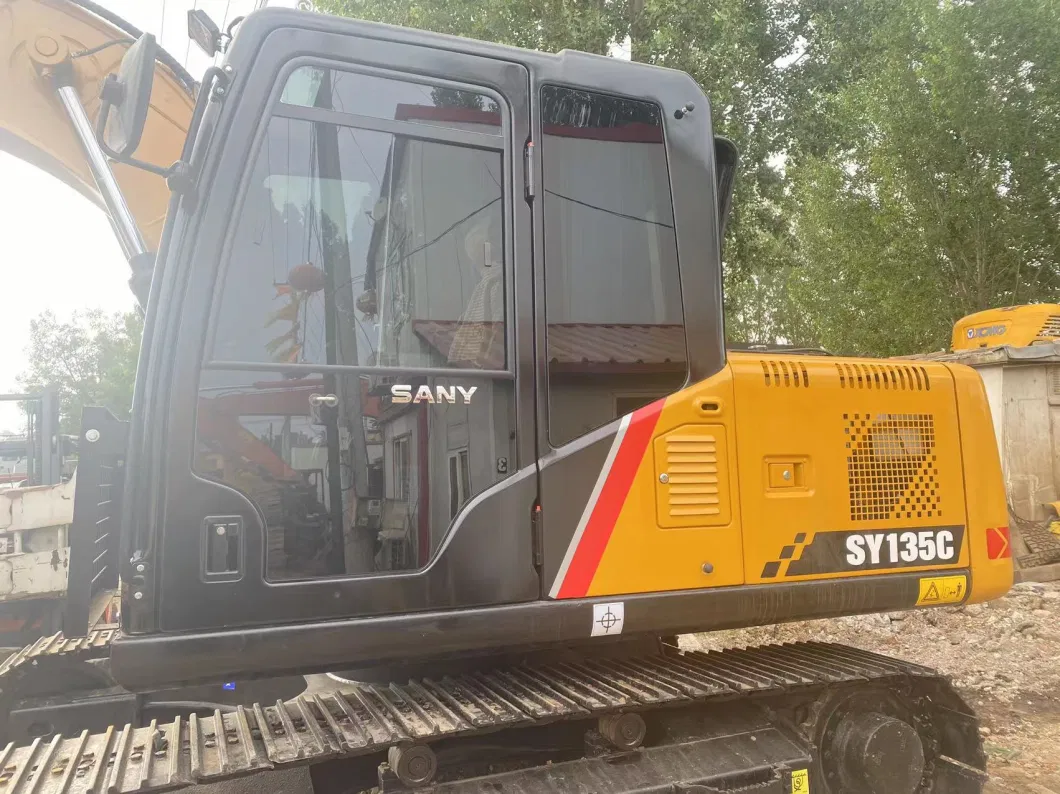 Secondhand Machine Used Sany Sy135 Hydraulic Excavator 13 Ton Machine