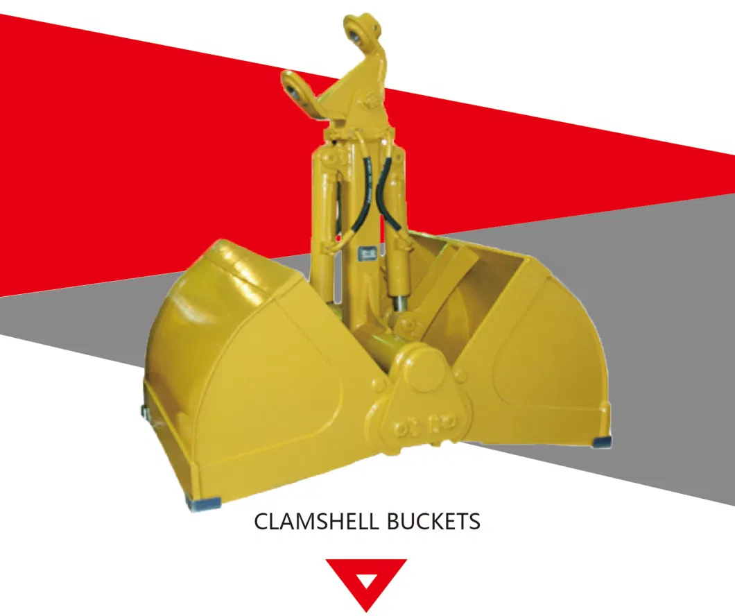 Excavator Attachment Hydraulic Clamshell Grab Bucket for Various Kinds of Excavator/Crane