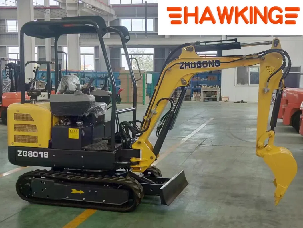 Mini Hydraulic Excavator Zero Tail Steel Track Rubber Crawler Small Trench Digger Earthmoving Equipment Hiring Kubota Jcb Volvo Excavator Heavy Duty Machine