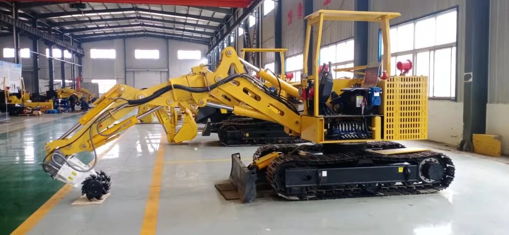 Electric Motor Powered Hydraulic Crawler Mine Excavator with Rotating Boom for Sale