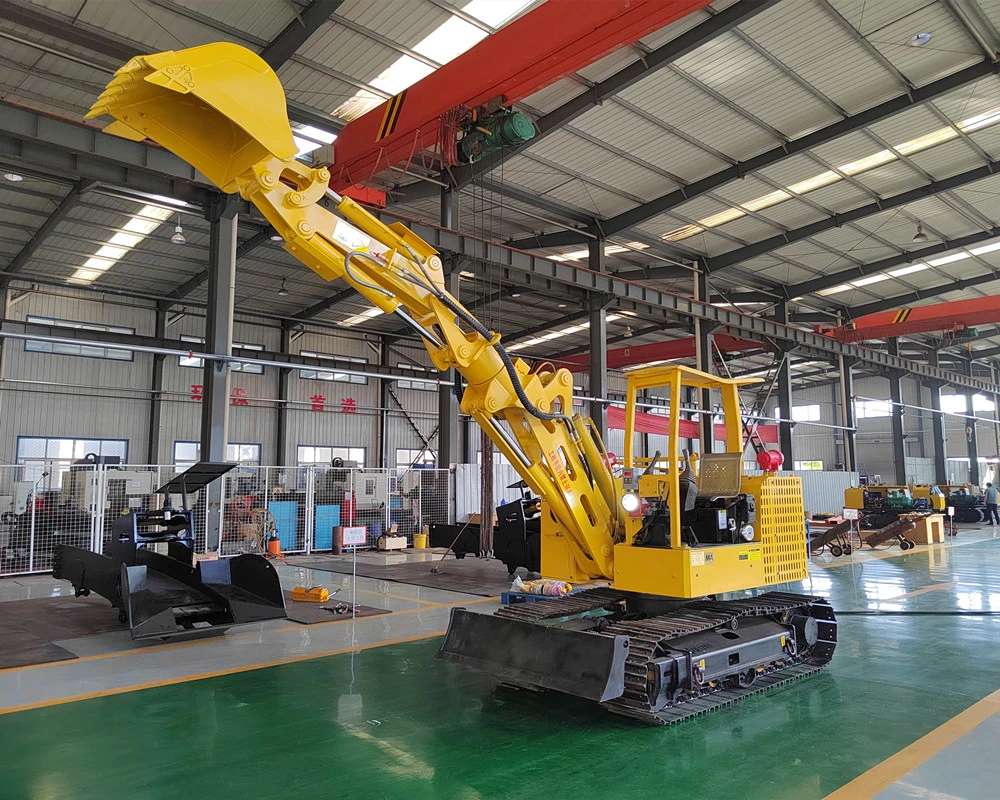 Cheap Electric Excavator Mini with Tethered Power Cable for Sale, Without Bulky and Heavy Battery, No Need to Worry About The Power Duration.