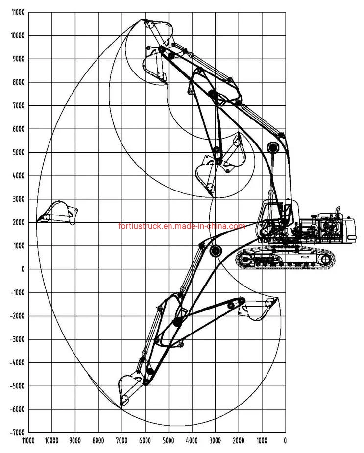 Mini Small Heavy Construction Machinery Hydraulic Demolition Pile Driver/Digger Machine 3ton/5ton 80ton Wheel Crawler Excavator