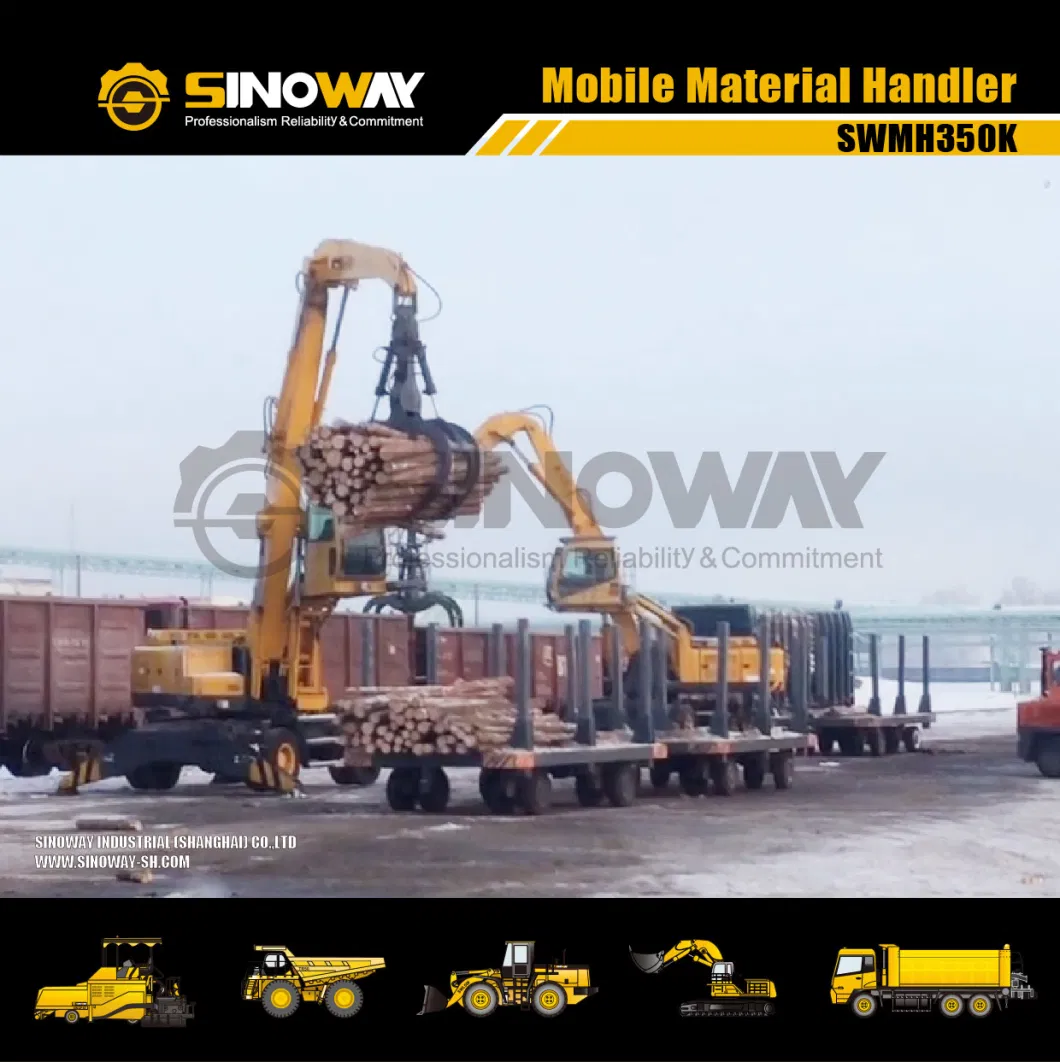 35ton New Waste Material Handling for Scrap Steel Handler Grabber