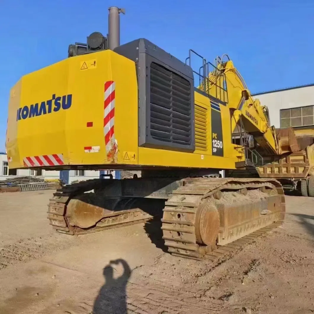 Super Large Excavator Second Hand Komatsu PC1250 125ton Used Giant Hydraulic Excavator
