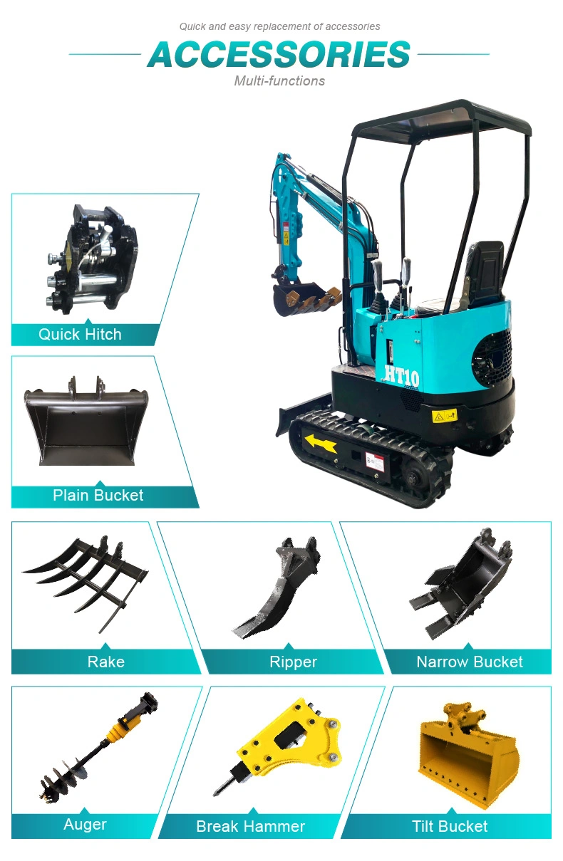 China Cheap Hot Mini Crawler Excavator Digging Foe Sale