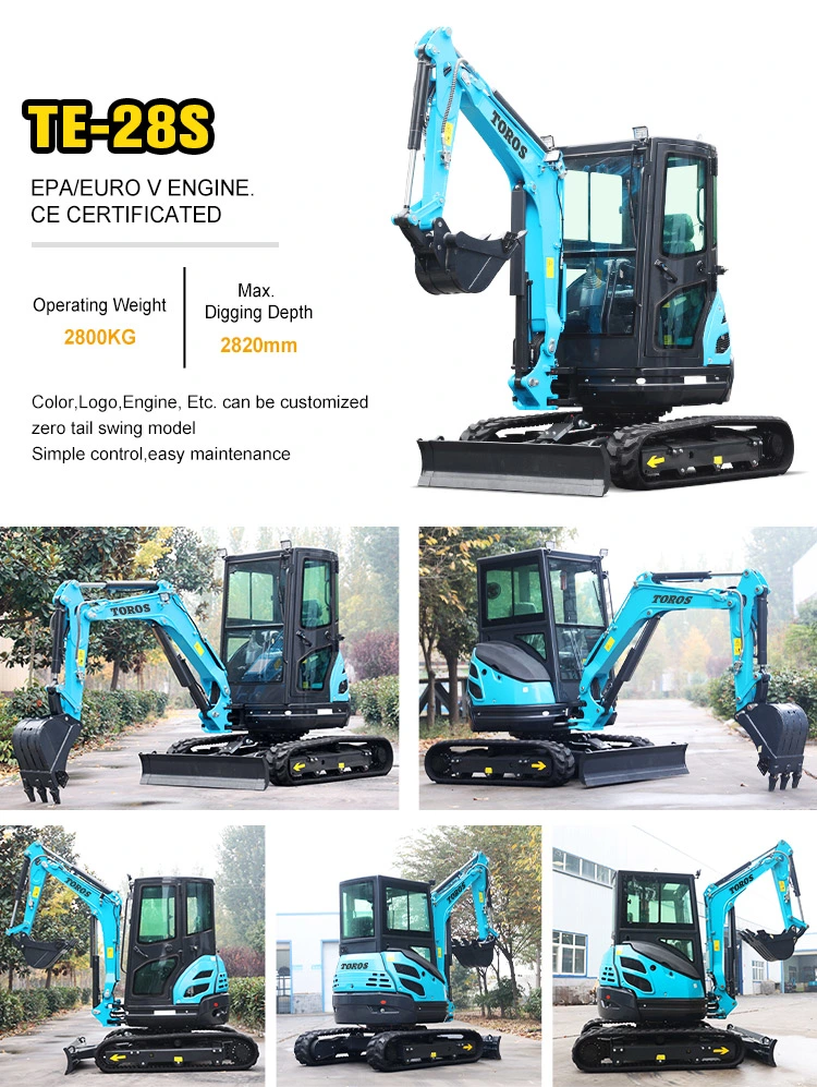 Zero Tail Mini Crawler Excavator Hydraulic Micro Digger for Sale for Sale UK Electric Post Hole Digger China Mini Digger