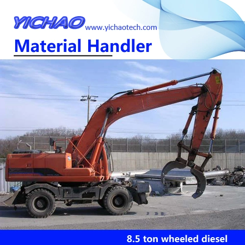 Diesel Engines and Electro-Hydraulic Wheel Material Handler Waste Handling