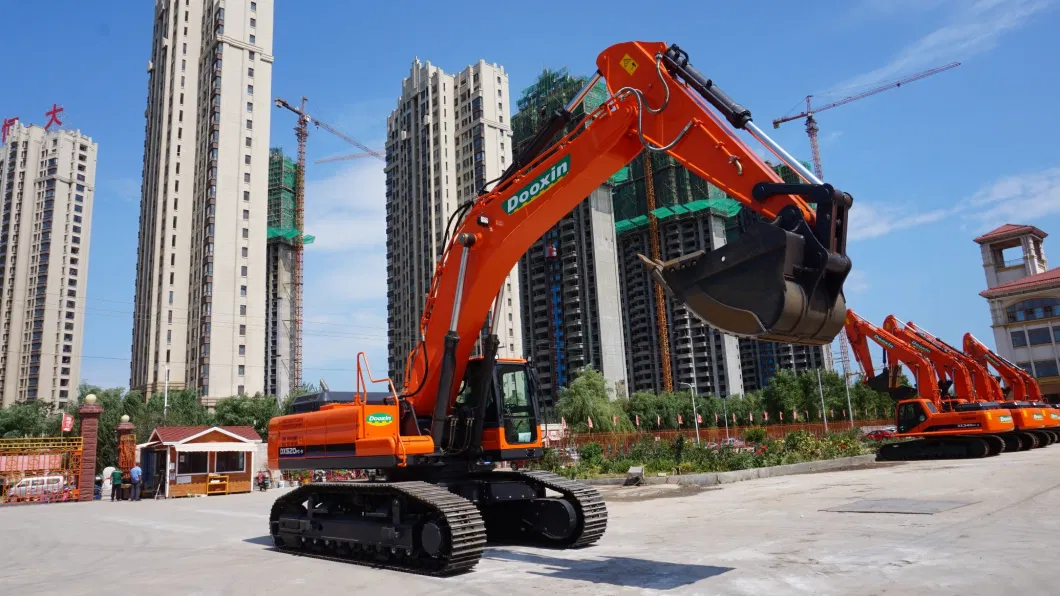 Doosan OEM Official Manufacturer 21ton 30ton 40ton 50 Tons Cummins Engine Hydraulic Wheel Crawler Excavator for Earthwork Construction, Mining