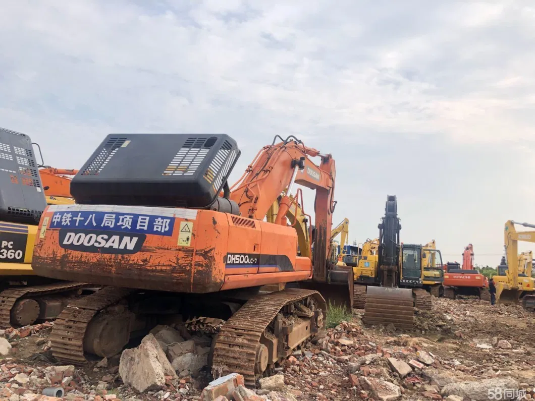 Doosan Dh500 Good Condition 50 Ton Second Hand Excavator