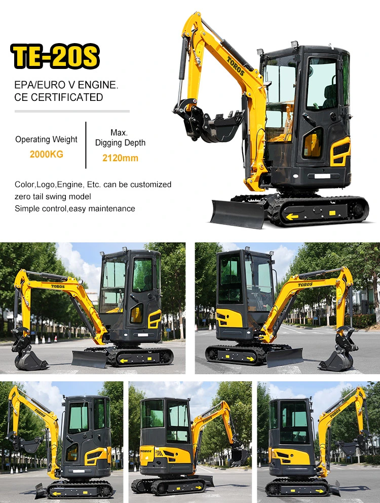 Zero Tail Mini Crawler Excavator Hydraulic Micro Digger for Sale for Sale UK Electric Post Hole Digger China Mini Digger