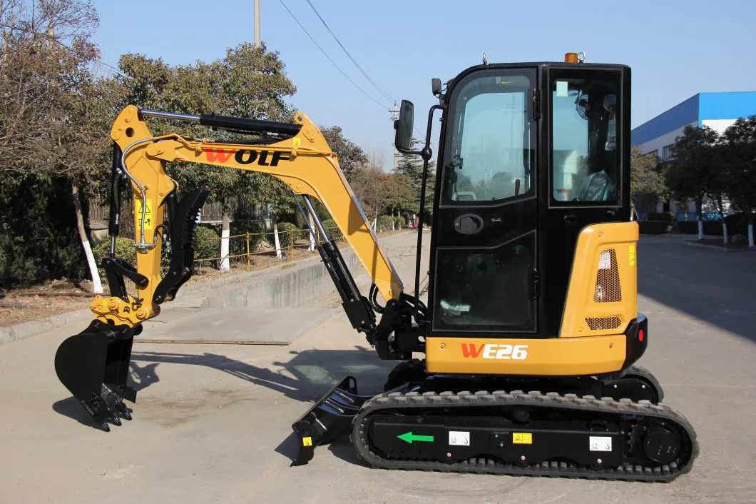 China New We26 Earth Mover Rubber Track Excavator with Tier 4 Engine