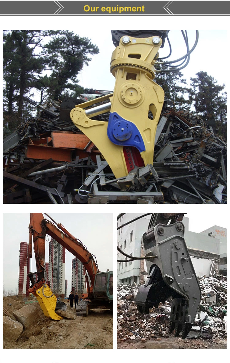 Excavator Attachment Hydraulic Scrap Demolition Shears