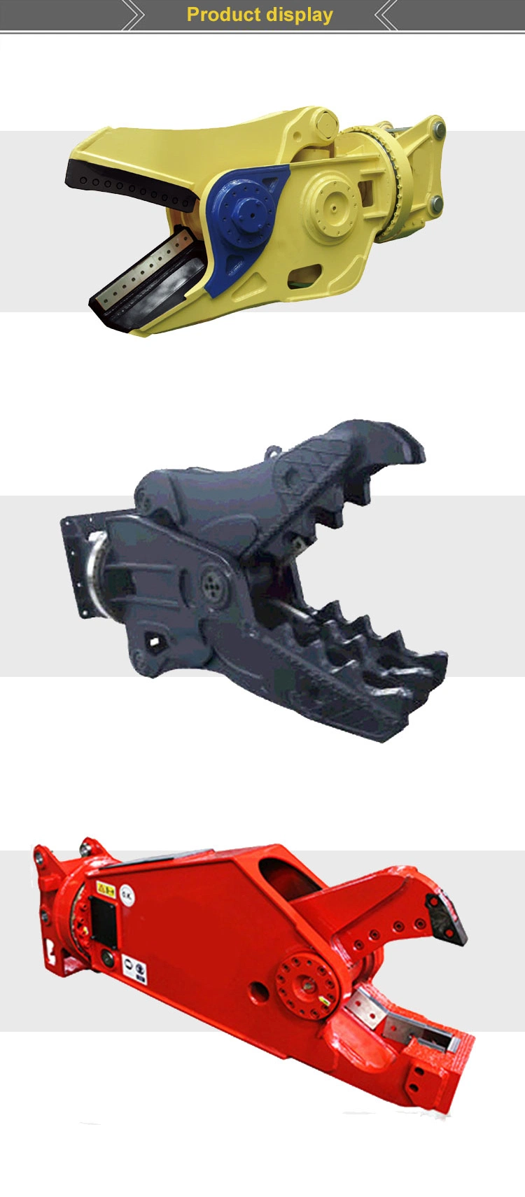 Excavator Attachment Hydraulic Scrap Demolition Shears