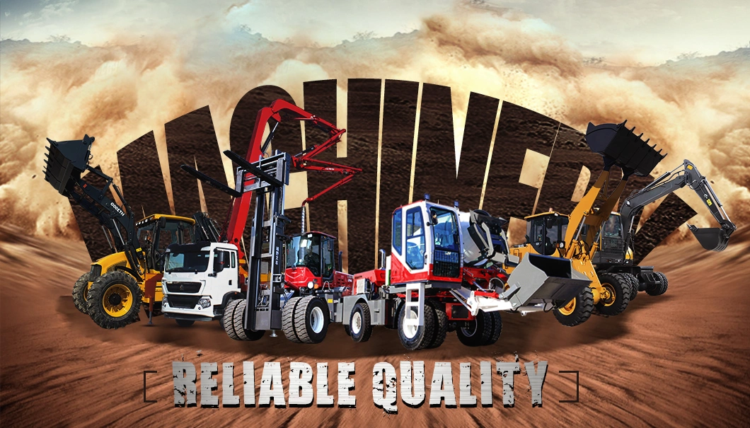 Highrich Brand Earth Moving Machinery Various Models Hydraulic Wheeled Excavator