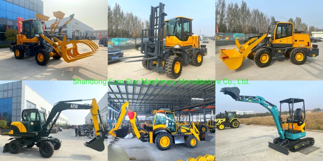 Crawler Excavator Mini Digger Excavators Mini Hydraulic Shovel Farm Diesel Land Wheel Engineering Excavators Mini Excavator Backhoe for Construction Machine