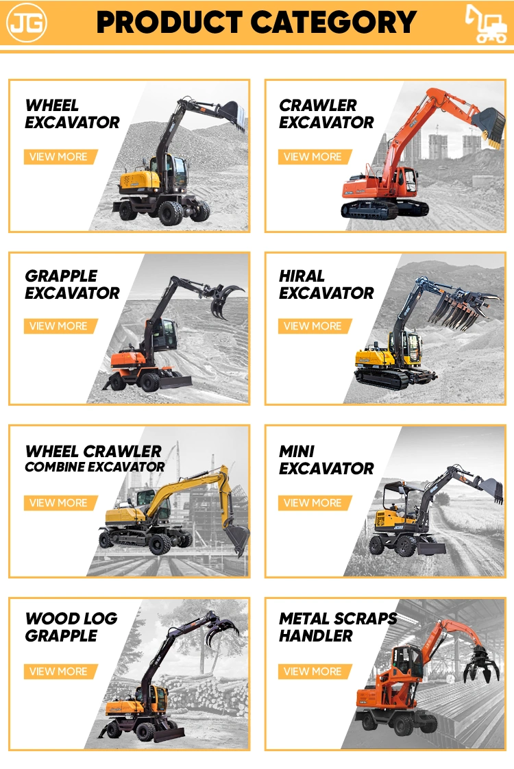 Famous Brand Jg Launches Super Earthmover Digger Huge Excavator Bulldozer Clearing Landslide