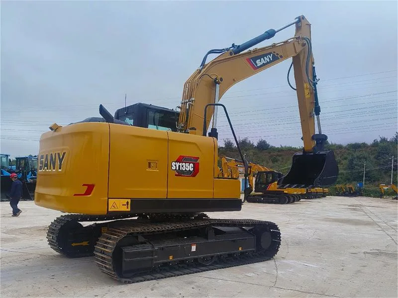 High-Efficiency Used Sy135 13 Ton Sany Excavator High Reach Demolition Excavator