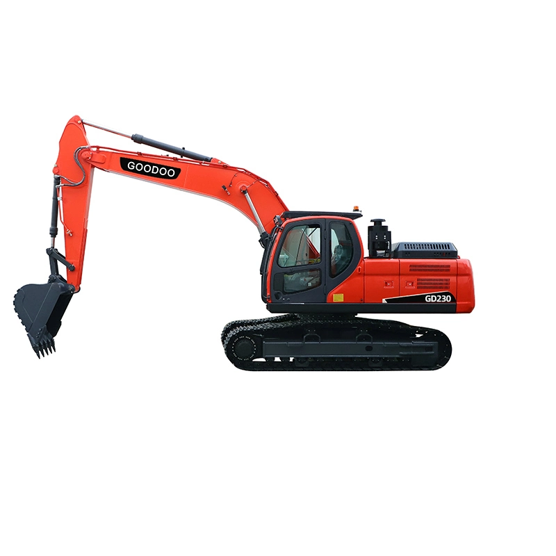 CE EPA 22.5ton 25ton 30ton Construction New Manufacture Custom Made Backhoe Gd230 Hydraulic Buckets Compact Machinery Household Mini Crawler Diggers Excavator