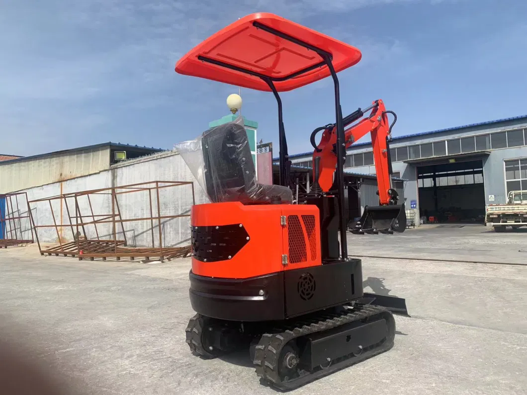 Mini Wheel/Track Loader Excavator with Wood Grab/Rotary Bit/Hydraulic Arm Bucket/Breaker Hammer