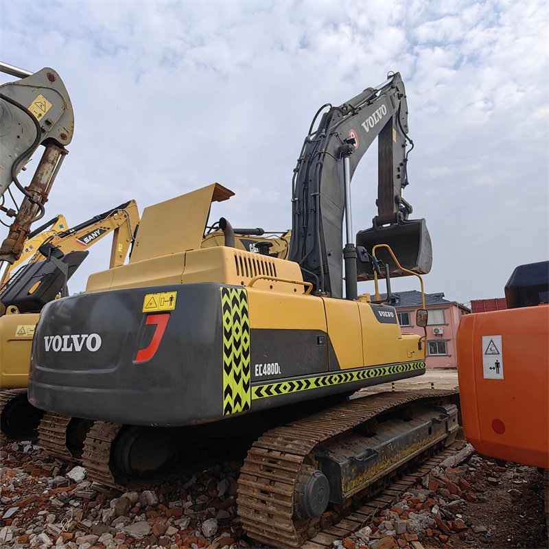 Huge Used Volvo 480 Excavator with High Quality Crawler Digging Machinery