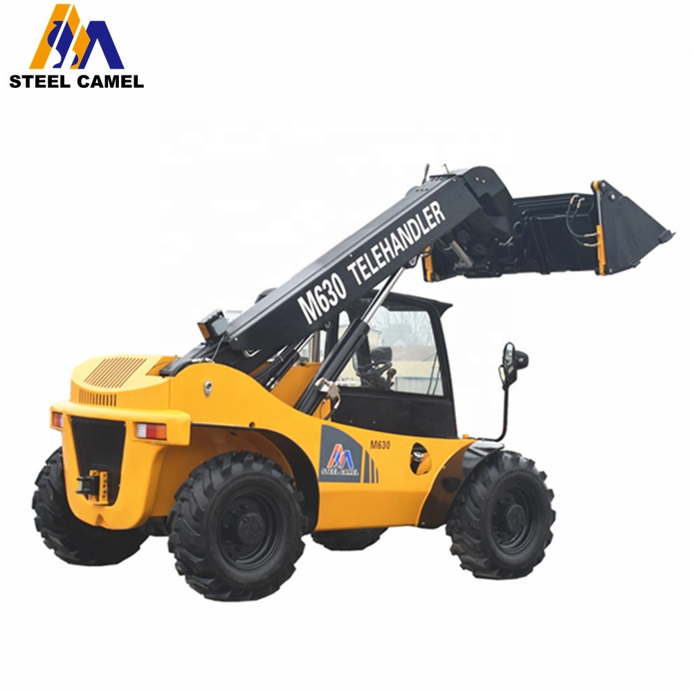 Hydraulic Boom Forklift 3 Ton Telescopic Telehandler 4X4 Material Tele Handler with Fork and Bucket