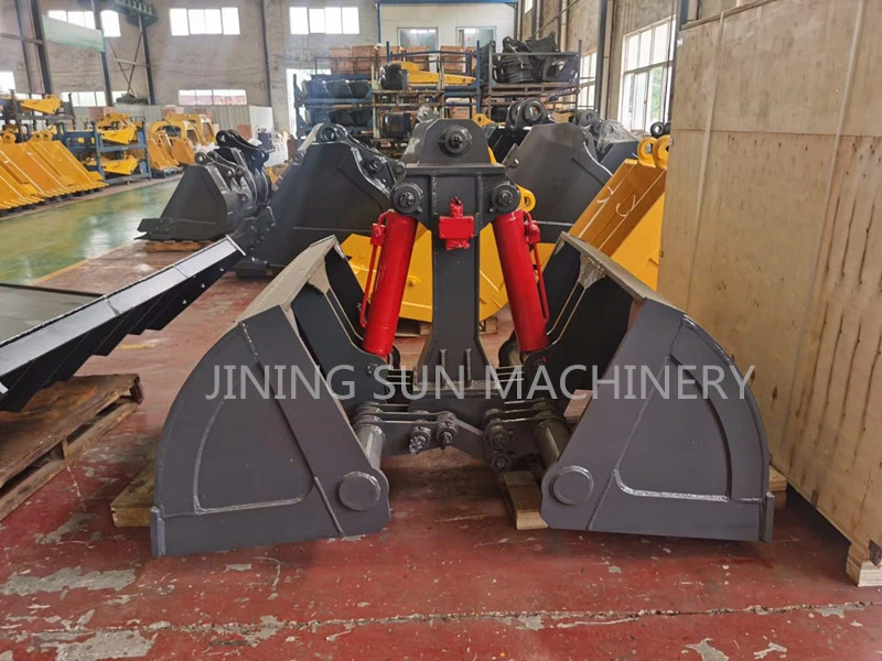 Hydraulic Clamshell Bucket with Rotator for Excavator/Crane