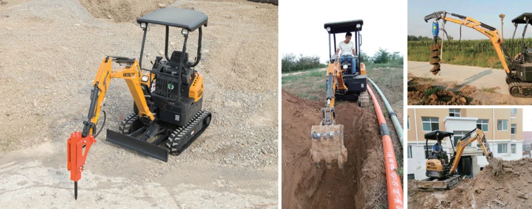 Powered by Lithium-Ion Battery Fully Electric 1 Ton Mini Excavator