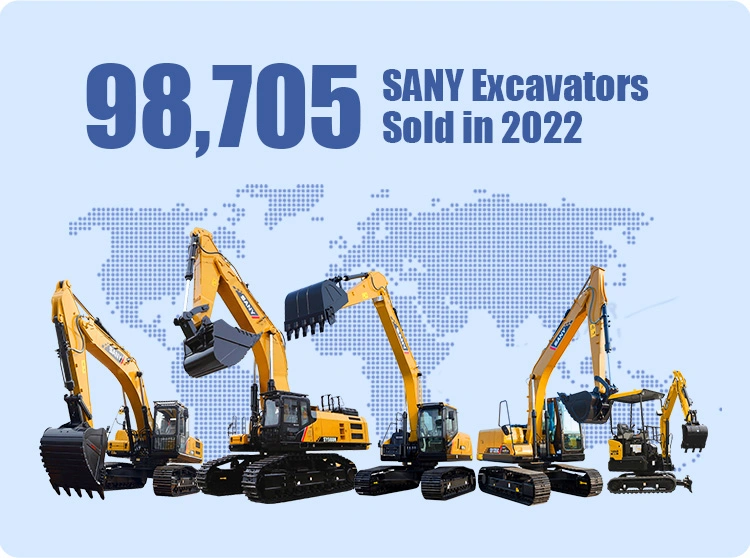 Sany Official Mini Hydraulic Excavator China Front Shovel Zero Swing 1.8 Tonne Excavator