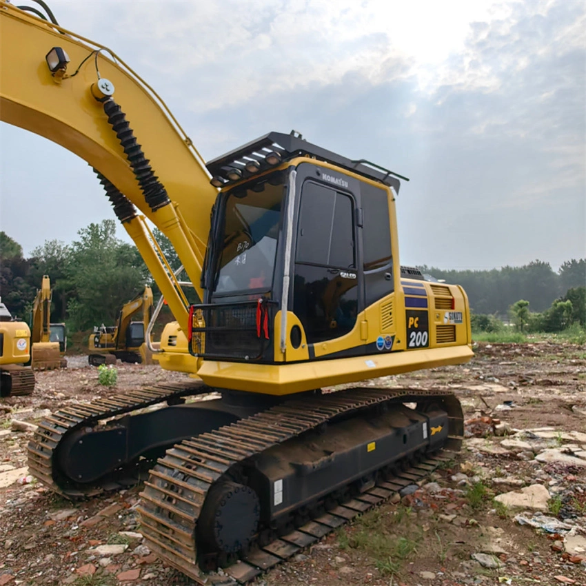 High Quality Used Excavator Komatsu 200 Good Condition 20 Tons at Low Price