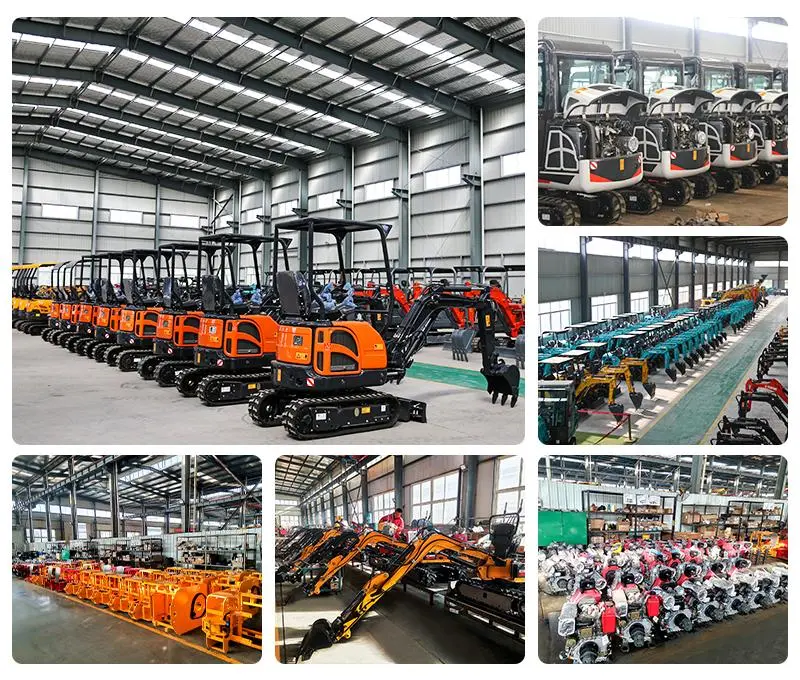 CE and EPA Approved Factory Smallest 1 Ton to 2 Ton Hydraulic Rubber Crawler Tracked Backhoe Bucket Mini Digger Excavators 1 Ton Mini Crawler Excavators