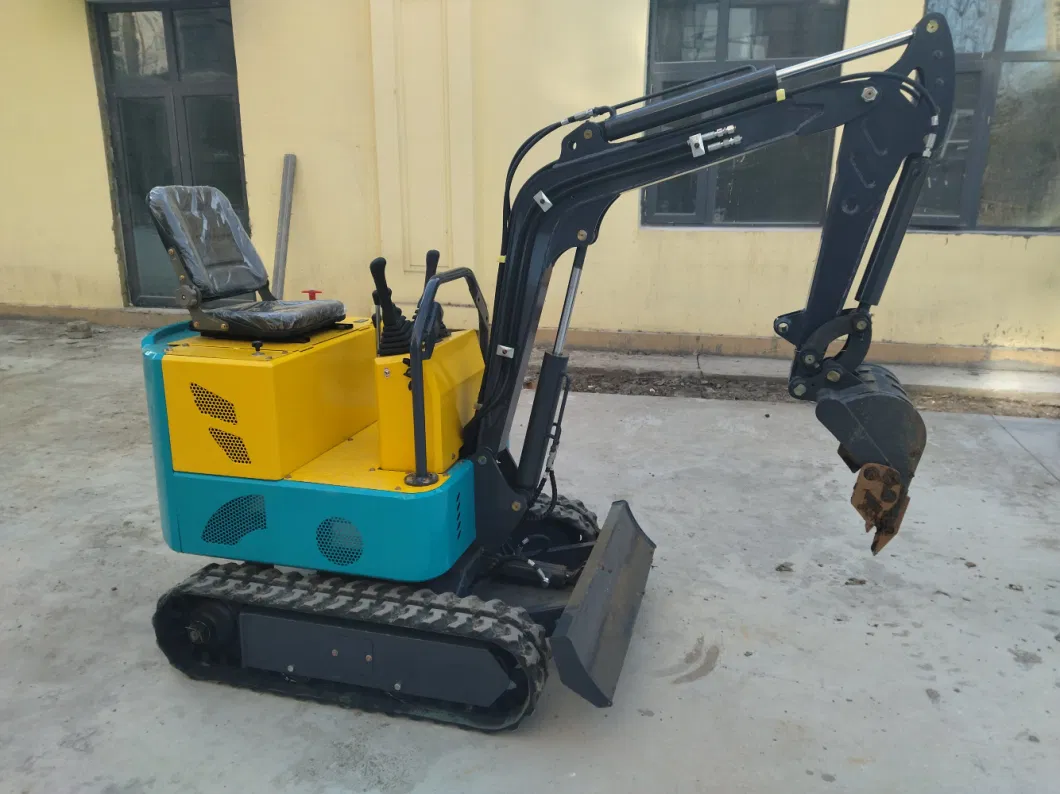 Free Shipping China New Rubber Track 1ton 1.2ton Electric Small Digger Lithium Battery Powered Crawler Excavators